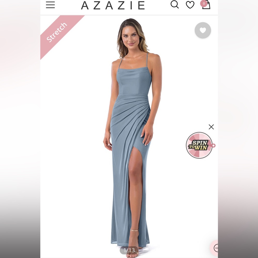 Azazie Kalea: Dusty Blue